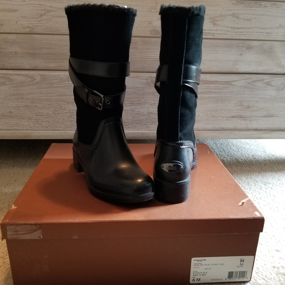 Coach Rain Boots - Picture 3 of 7